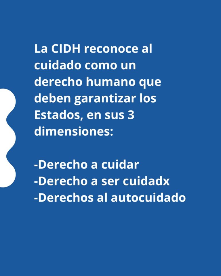 El derecho al cuidado
